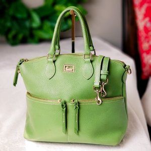 Dooney & Bourke Dillen Double Pocket Satchel Grass